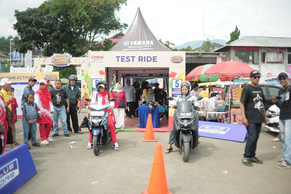 Yamaha Grebek Pasar Rame, Goyang Pasar Kota Cianjur