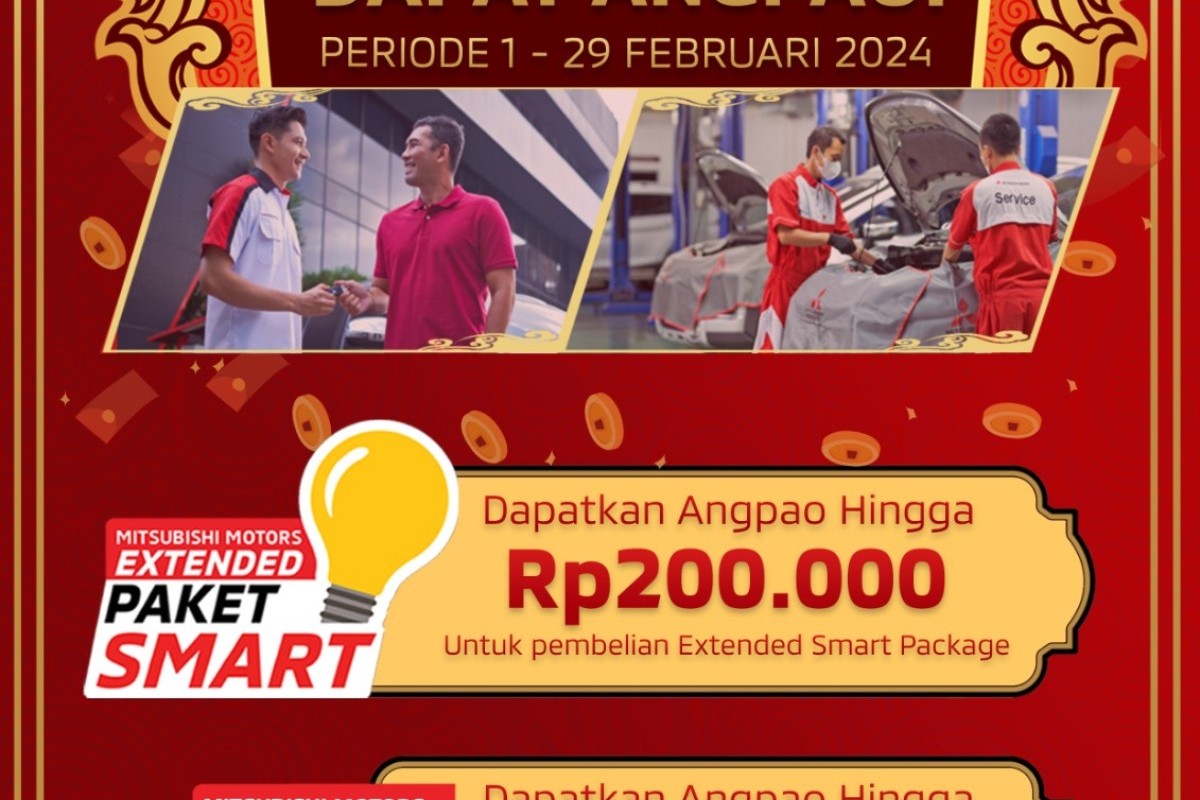 “Mitsubishi Motors Tebar Angpao” Tawarkan Promo dan Layanan Menarik Lewat Booking Melalui Aplikasi MMID Selama Bulan Februari 2024