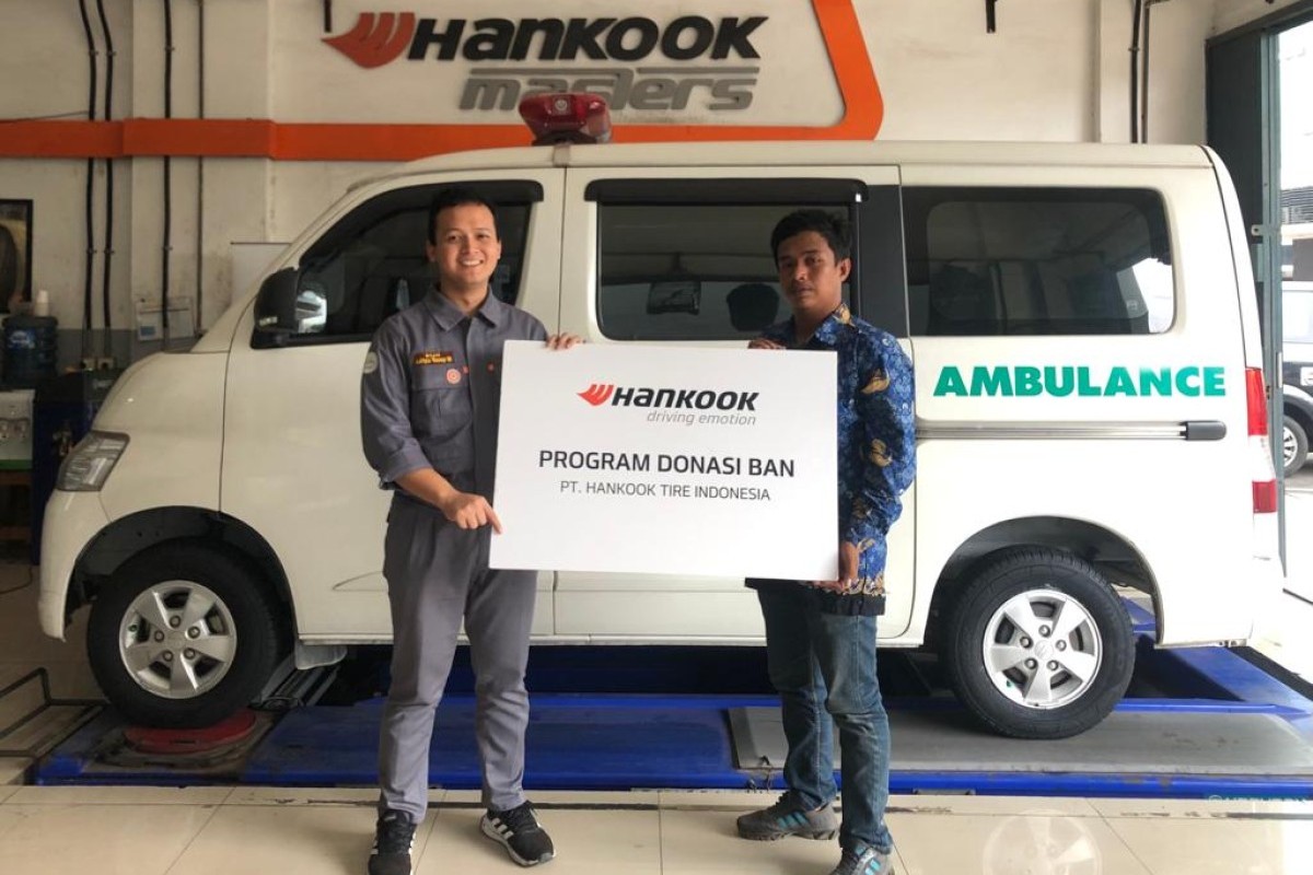 Hankook Tire Donasikan Ban Kepada Masyarakat Cikarang