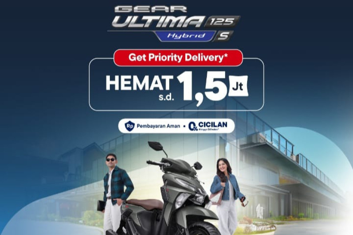 Hanya Dengan Booking Fee Rp1 Juta Order Online Pembelian Yamaha Gear ULTIMA Dibuka 