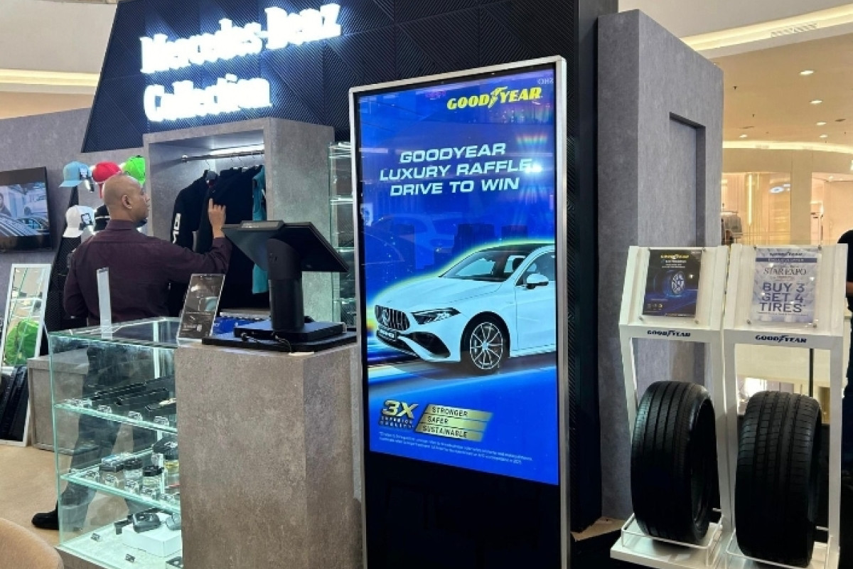 Goodyear Ramaikan Ajang Mercedes-Benz Star Expo 2024, Pamerkan Electricdrive & Eagle F1 Assymmetric Series