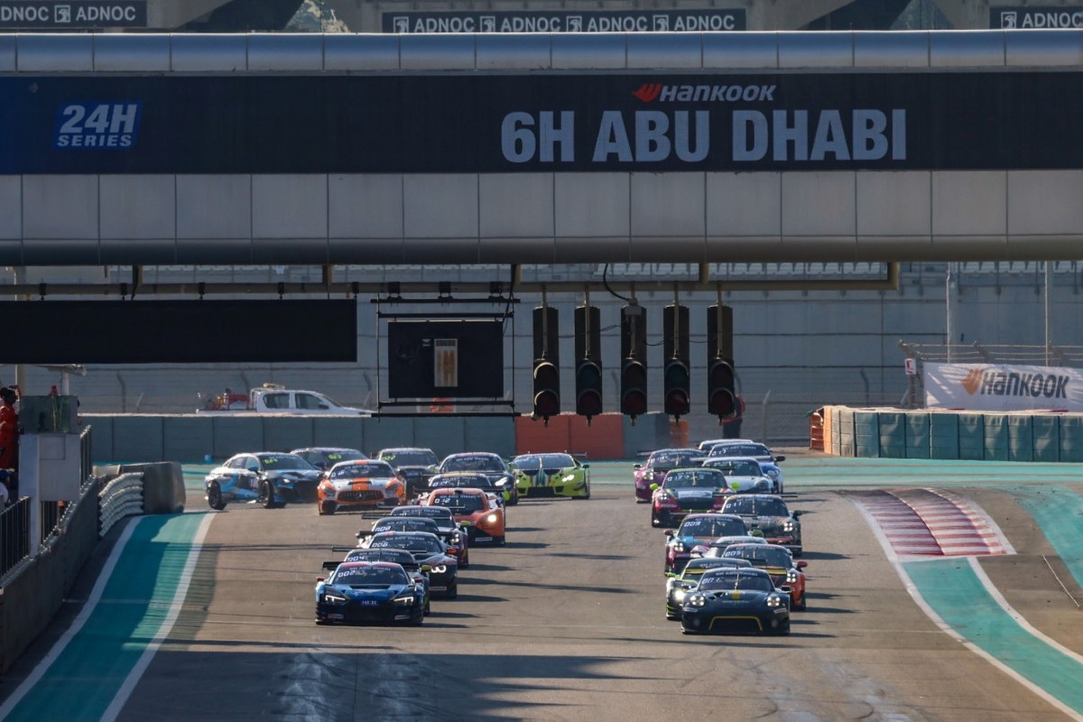 Gunakan Ban Balap Hankook Terbaru, Seri Balapan Hankook 24H Dimulai di Abu Dhabi