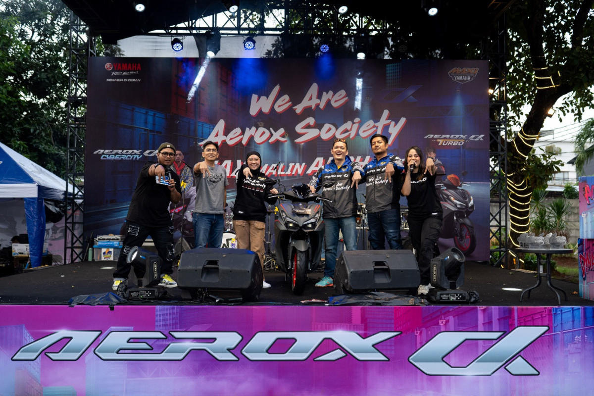 Gelaran We Are Aerox Society di Jakarta Dipadati Pengunjung 