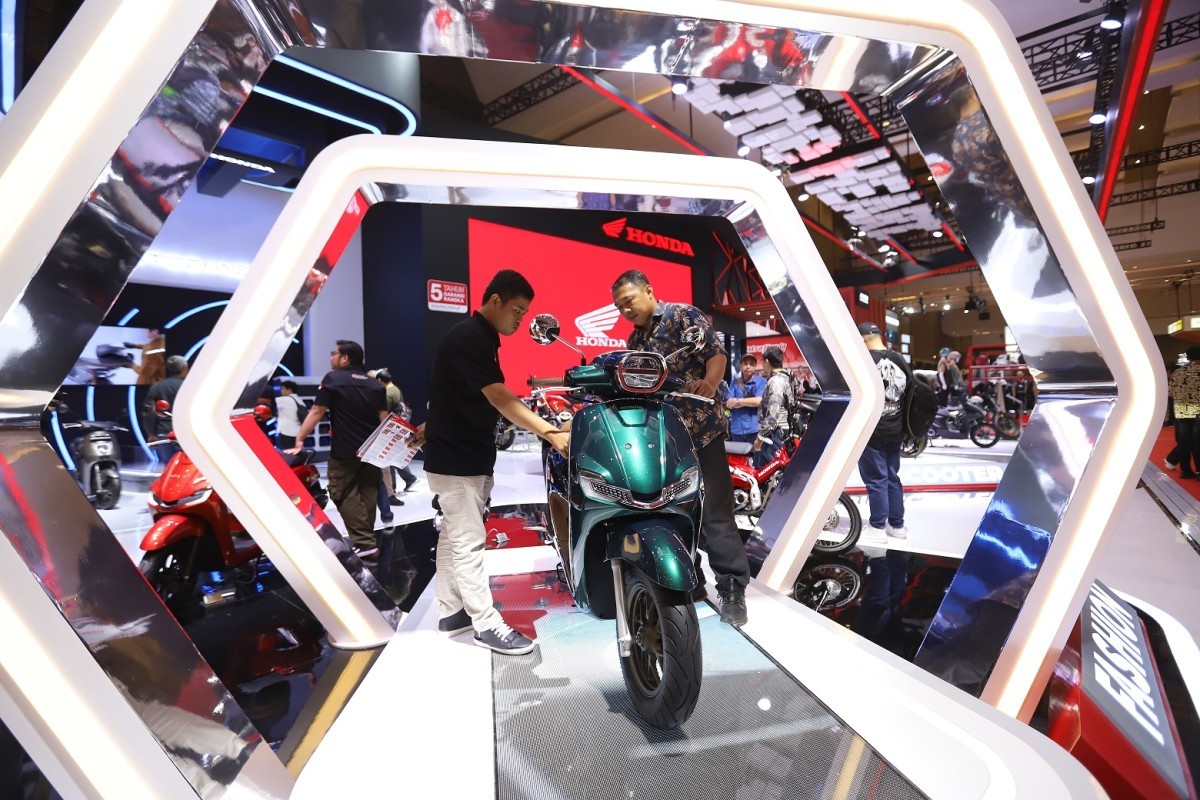 New Honda Stylo 160 Tampil Perdana Di IIMS 2024 