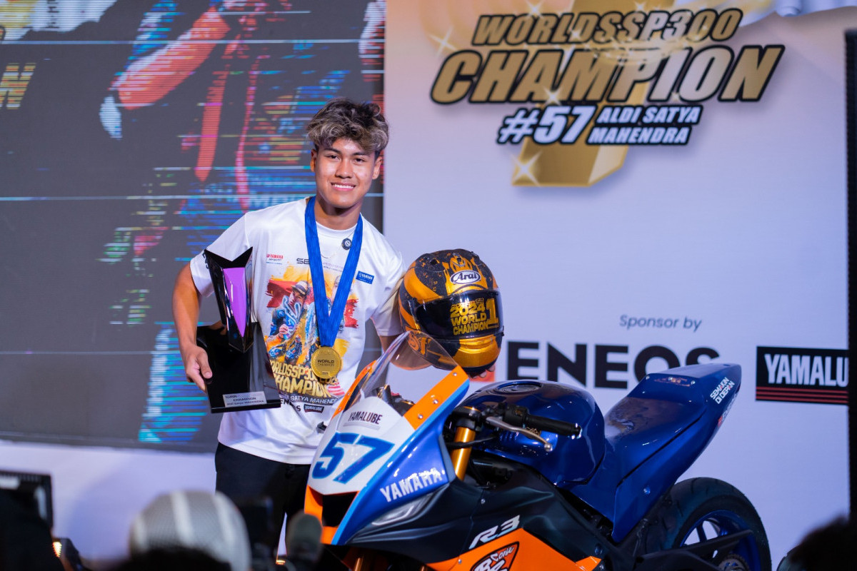 Tunggangi Yamaha YZF-R9, Perjalanan Aldi Satya Mahendra Bersama Yamaha Indonesia Terus Berlanjut di World Supersport 2025 