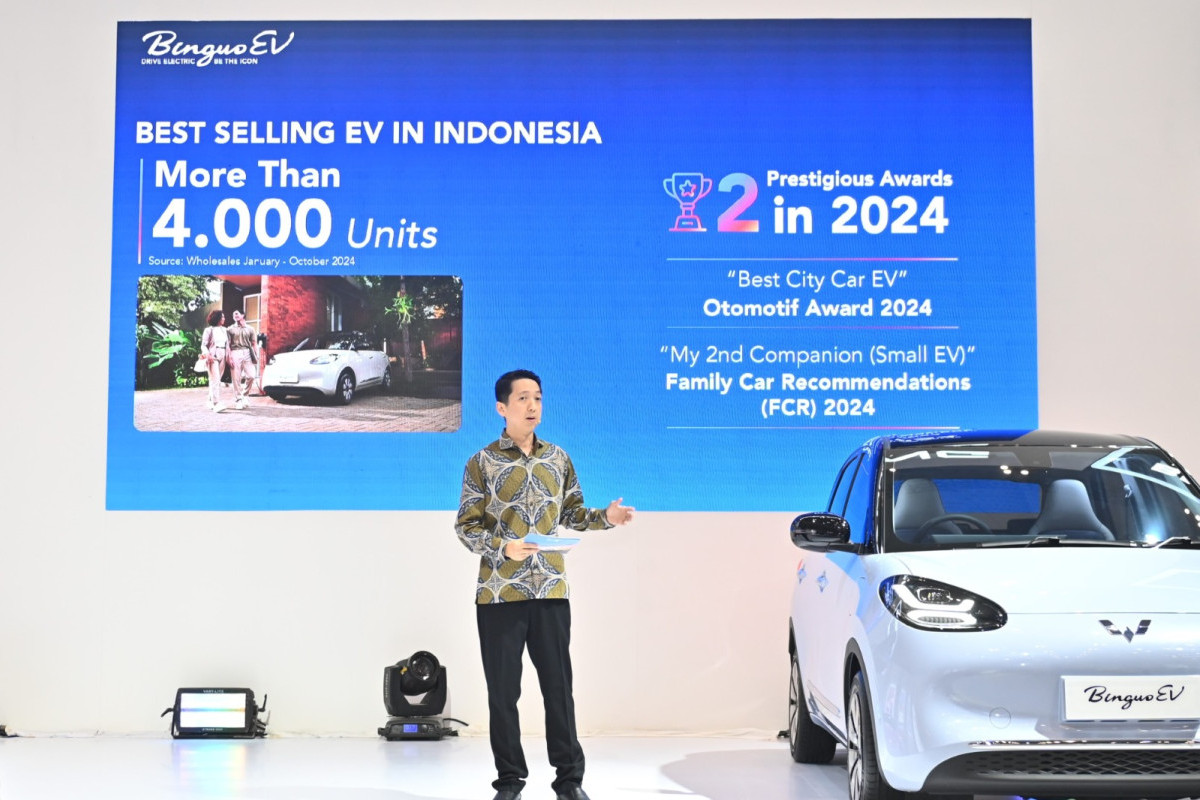 Jadi Mobil Listrik Terlaris Di Indonesia, Wuling BinguoEV Tampil Memukau di MUF GJAW 2024