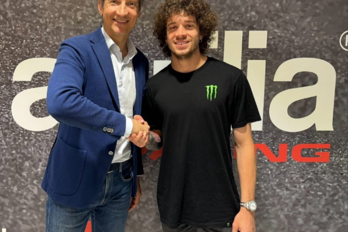 Lengkapi Formasi, Marco Bezzecchi Resmi Jadi Pebalap Aprilia di MotoGP 2025