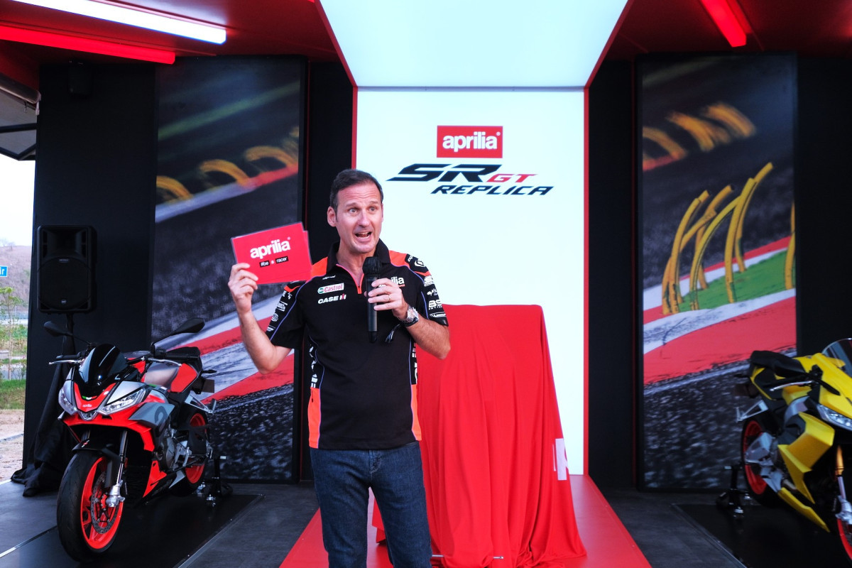 Aprilia SR-GT Replica Diperkenalkan Di Mandalika