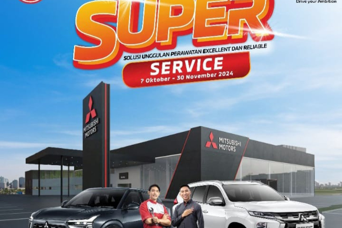 Ayo ke bengkel resmi Mitsubishi! Ada Super Service Campaign dan Nikmati Diskon Menarik Untuk Spare Parts Kendaraan Anda