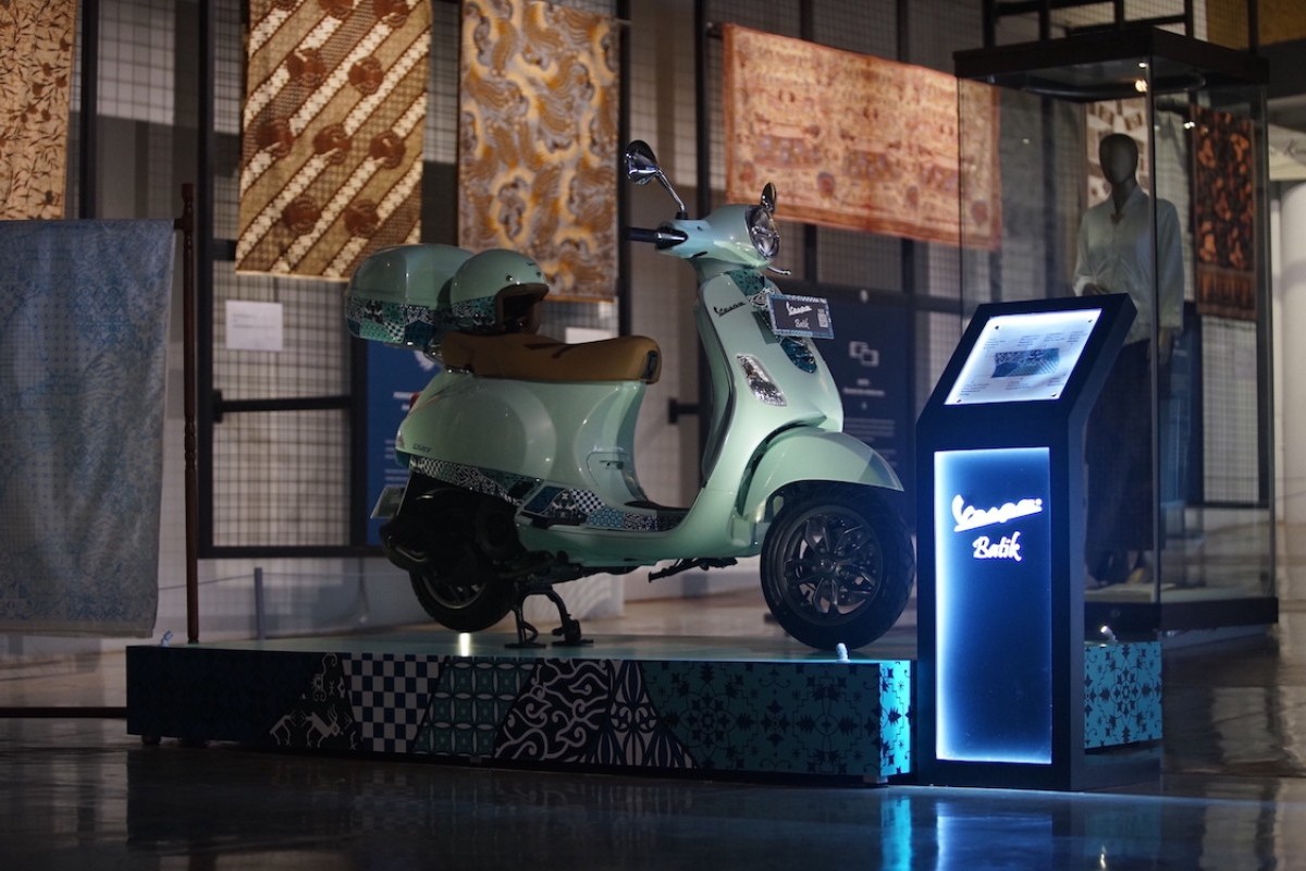 Vespa Batik Dipamerkan di Museum Batik Indonesia