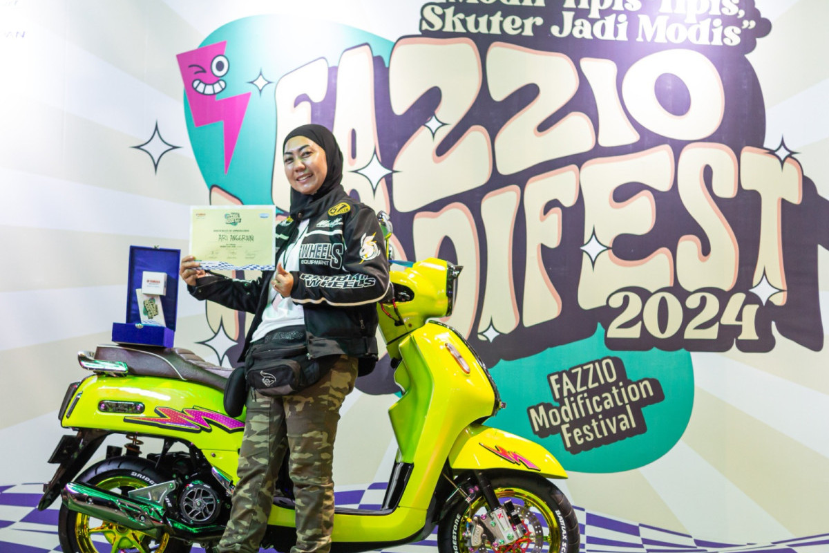 Yuk Intip Kreatifitas Para Pemilik Yamaha Fazzio, Diajang Yamaha Fazzio Modifest 2024