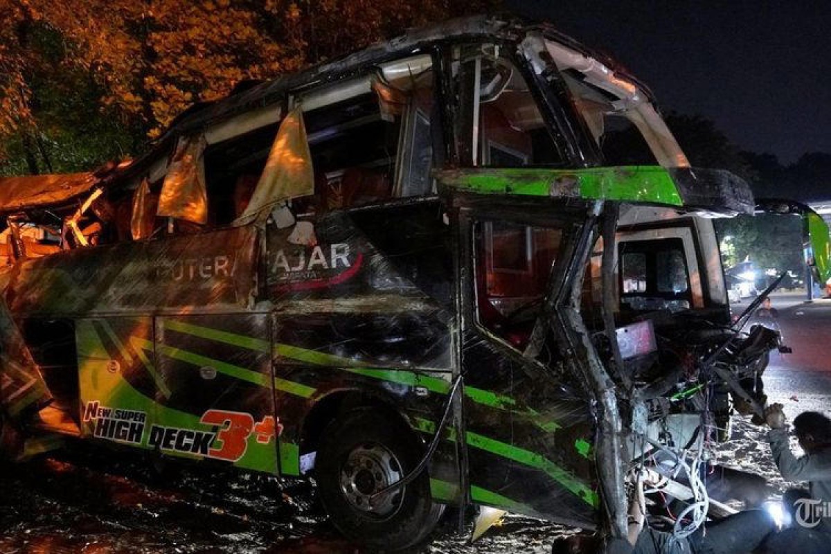 Kecelakaan Maut Bus Trans Putera Fajar Mendapat Perhatian Dari KNKT