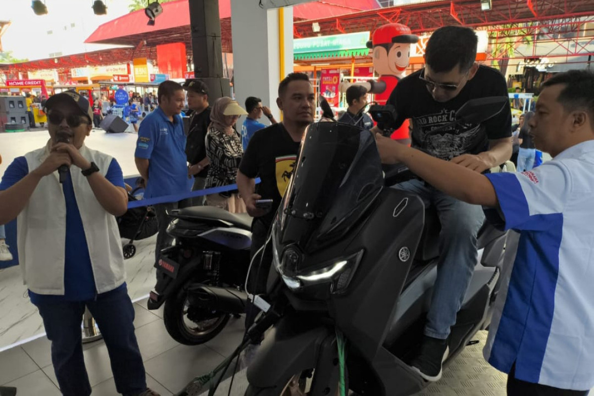 Tampil Perdana Didepan Publik, NMAX Turbo Sukses Membentot Perhatian Pengunjung Jakarta Fair Kemayoran 2024