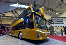 PO Harapan Jaya Perkenalkan Dua Bus Double Decker Mewah di GIIAS 2024
